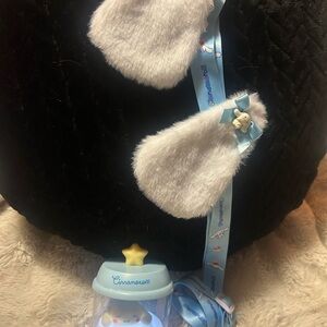 Cinnamoroll Plush Earmuffs with Blue Ribbon